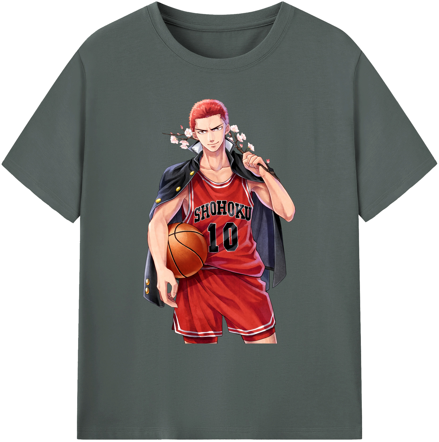 （画像用） SLAM DUNK／スラムダンク 綿100％ メンズ半袖Tシャツ｜肌触りやわらか＆通気性